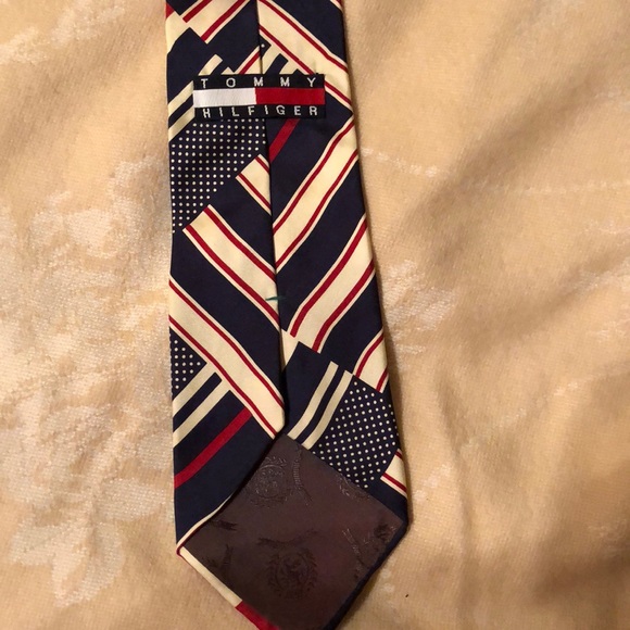 Tommy Hilfiger | Accessories | Tommy Hilfiger Silk Red White And Blue ...
